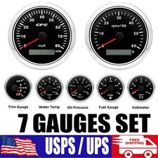 7 Gauge Set 85mm Boat GPS