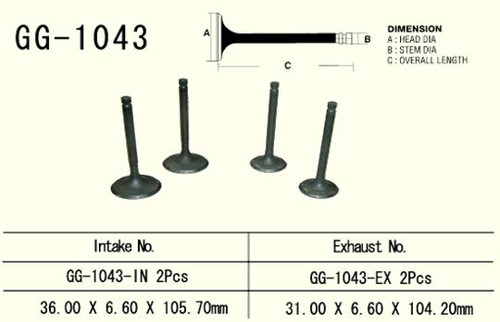 Exhaust valve honda - exhaust, xl