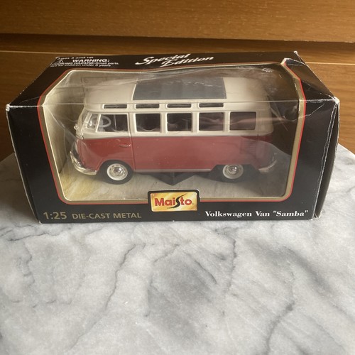 Maisto van bus samba 25 - vw,