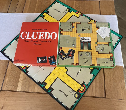 Vintage cluedo board game 1965 - vintage,