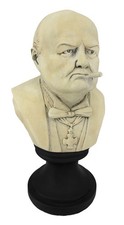 Zeckos Ceramic Winston Churchill with Cigar Bust