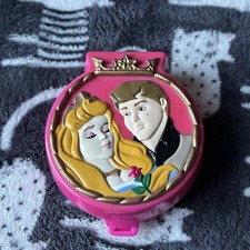 Vintage Polly Pocket 1996 Sleeping Beauty  - Discoloured Outer - Free Postage