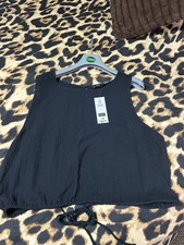 BNWT Size 20 Black Open Backed