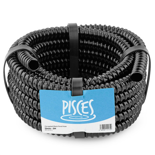 Black corrugated flexible pond - black,
