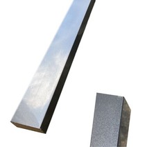 Gloss Anthracite Sparkly Dark Grey kitchen pelmet cornice 75mm x 25mm Square