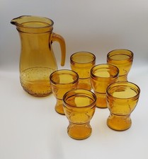 Vintage Italian Amber Glass