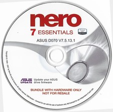 Nero 7 Essentials Disc Burning Software Disc CD OEM For XP, 7, 8, Windows