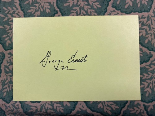 George ernest off - -,