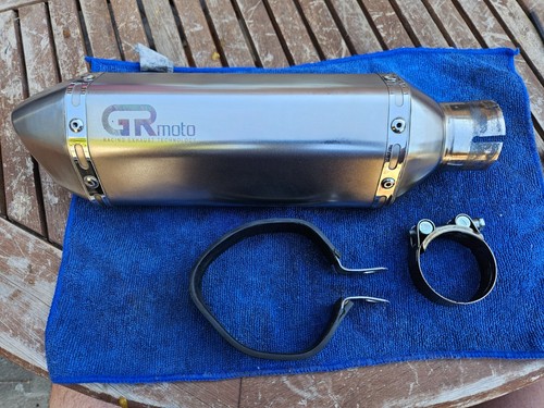 Moto exhaust silencer end - moto,