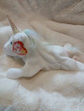 RARE TY Beanie Baby Mystic the Unicorn Plush Soft Toy Retired 1993-94 Tag New