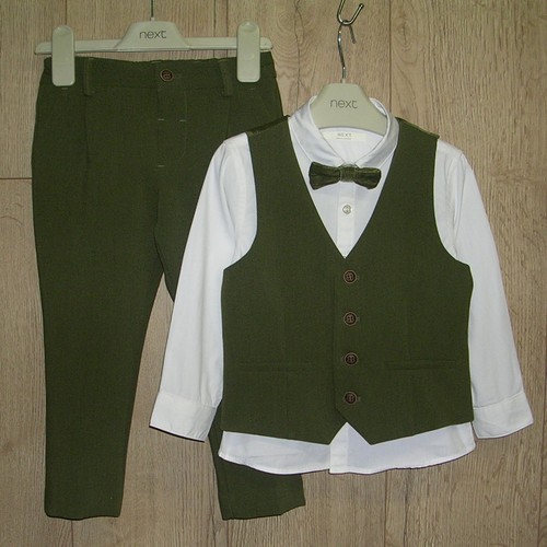 Next boys olive green trousers - next,