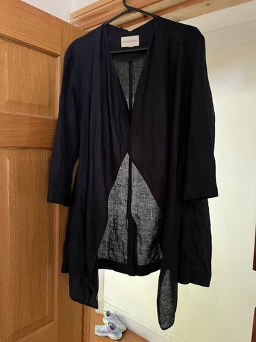 Monsoon navy blue linen light