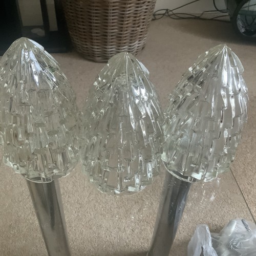 Textured glass lamp - 3,