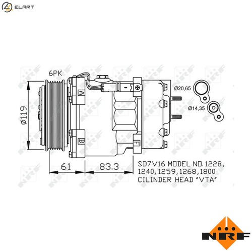 Compressor air conditioning - compressor,