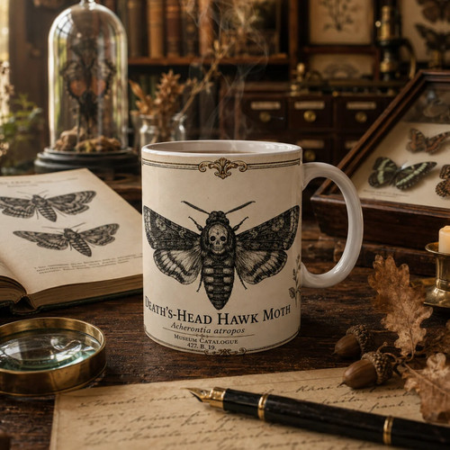 Death head hawk moth mug - death's-head, —