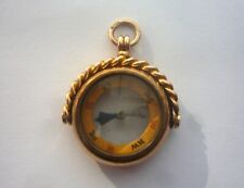 Antique Pocket watch fob with Compass hallmarked 9 ct.