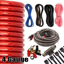 2300w 4 Gauge Car Power Amplifier Wiring Kit Audio Subwoofer AMP RCA Cable Sub