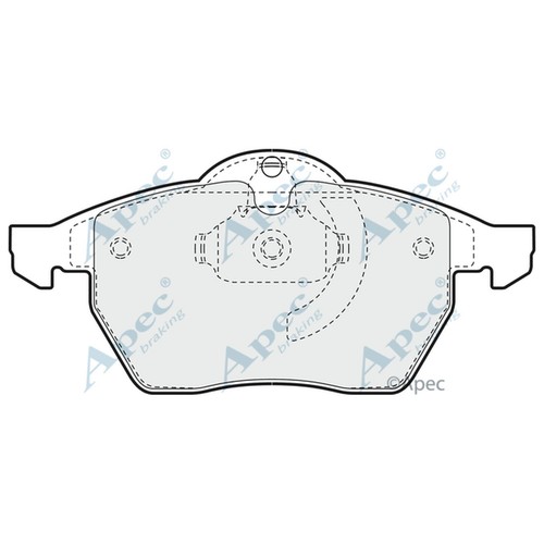 Brake pads set for opel - set,