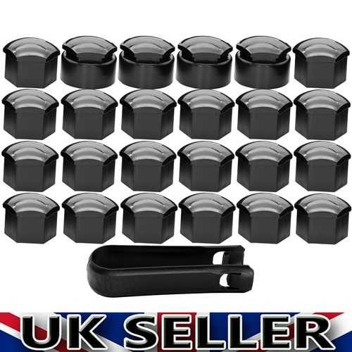 24pc 17mm black wheel nut - wheel, bolt