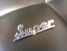 Vespa Super Legshield Badge