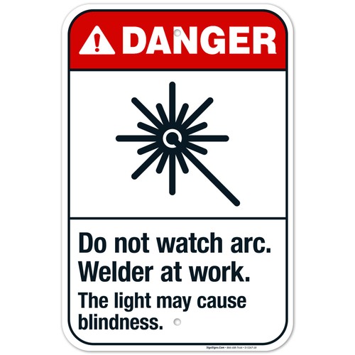 Not watch arc welder at - welder,