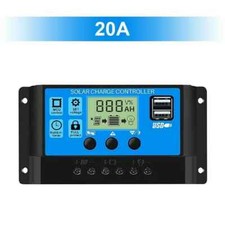 20A 20 amp PWM LCD USB SOLAR