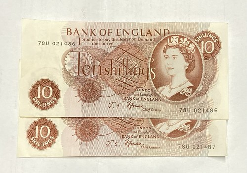 10 shilling notes - 🔹,