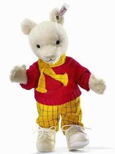 Steiff 653568 Rupert Bear Series White Alpaca Limited Edition+