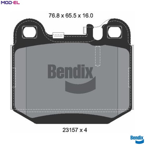 Brake pad set disc - brake,