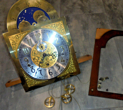 Sligh grandfather clock - grandfather,
