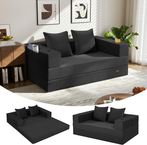 Futon loveseat sofa bed - loveseat,