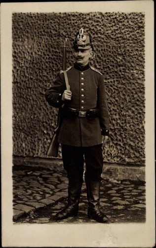 Photo postcard policeman - , in