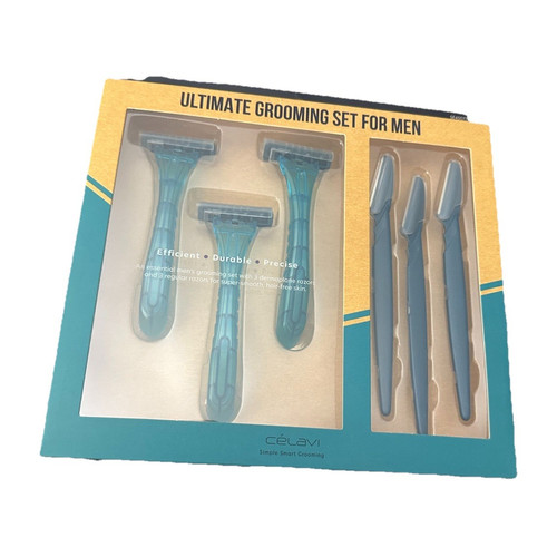 Celavi blue shaving kit - celavi,