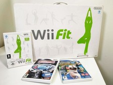 Wii Balance Board, Wii Fit Game + 2 others, tested working, manuals, boxed, VGC