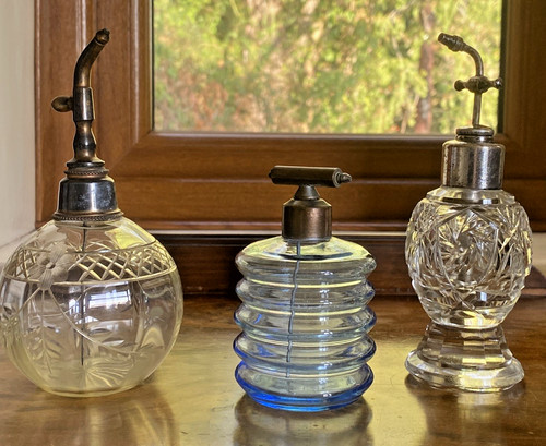 Vintage glass atomiser - 3,