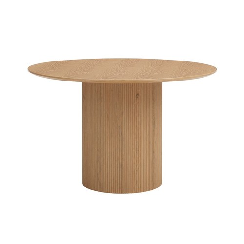 Wood veneer round - round, table