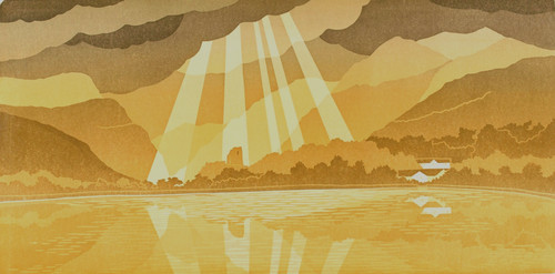 Llyn padarn and snowdon - and,