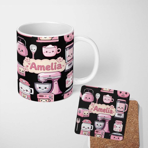 11oz tea coffee mug - coffee, cute