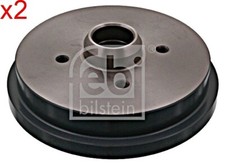 2X Rear Brake Drum Fits VW Derby Golf Mk1 Mk2 Van Jetta I II AUDI SEAT 191501615