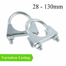 Heavy Duty U Bolt Clamps with Nuts for TV Ariels & Pole Anchors Sizes 28 - 130mm