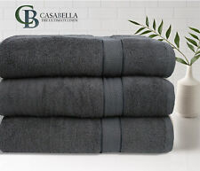 3x Super Jumbo Bath Sheets Combed Towels Extra Large Size 90 x 180 cm Bath Sheet