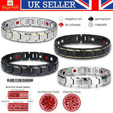 Magnetic Bracelet Therapy Weight Loss Arthritis Health Pain Relief for Men Women