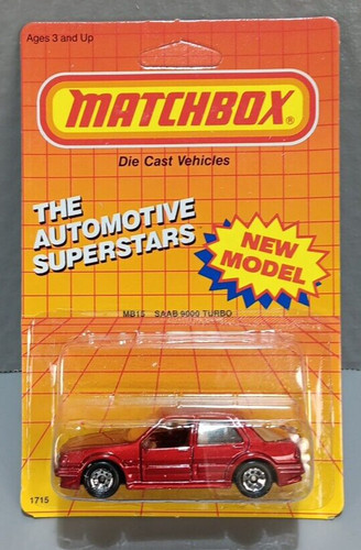 1988 matchbox saab 9000 turbo - 1988,