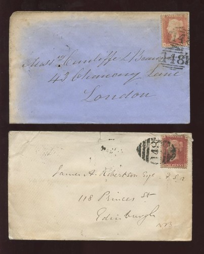 Herts buntingford 1864 1d - buntingford,