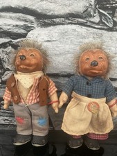 Vintage Steiff Micki &  Mecki Hedgehogs 