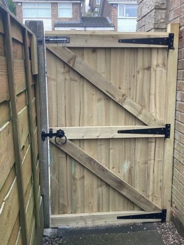 Pedestrian gates wooden - pedestrian, gates,