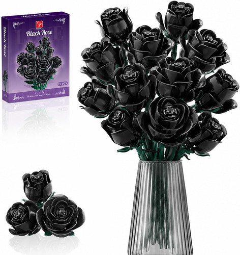 Tycole black rose - rose, building