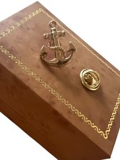 Anchor  Gold Lapel Pin Badge