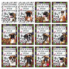 BOXER DOG RETRO METAL