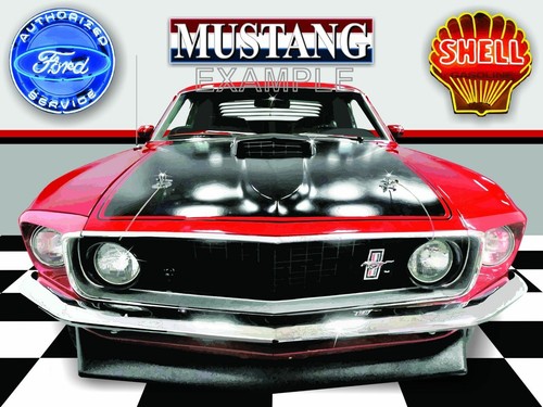 1969 mustang mach red - mach, 1